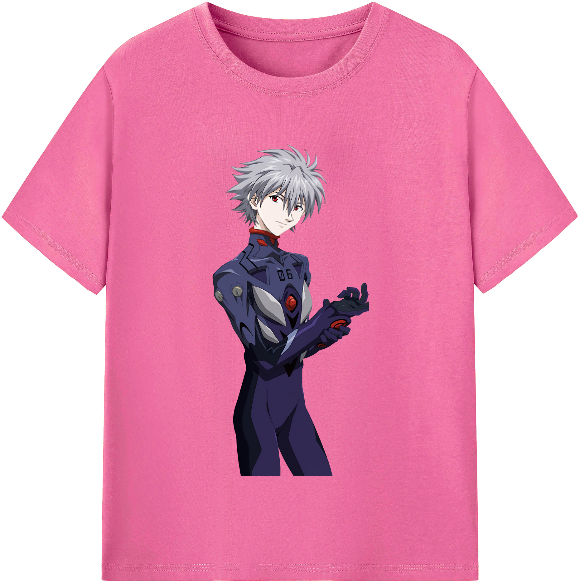 （画像用） EVA 新世紀エヴァンゲリオン レディースカジュアルプリントTシャツ（綿100％）